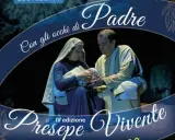 Il presepe vivente alessano, con Maria, Giuseppe e il Bambino Gesù, evoca la sacra famiglia vista "Con gli occhi di Padre".