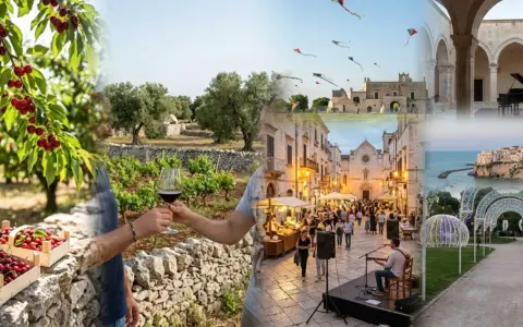 Ciliegie, vino, borghi illuminati e musica: un assaggio delle prossime feste in Italia.